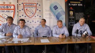 Konferencja prasowa Budowlanych Rugby SA