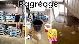 Vlog #TRAVAUX 🔴 Ragréage fibré