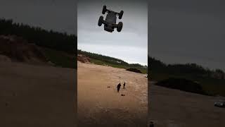 Flippin' a Rock #arrma #bigrock #3s #blx #rc #rccar #rccars #finland #suomi #bashing #rcbashing