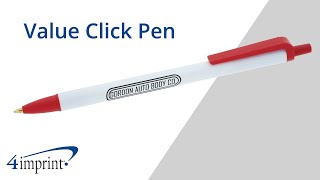 Value Click Pen by 4imprint