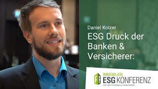 Der ESG Druck der Banken und Versicherer: Daniel Kolzer | VideoStatement