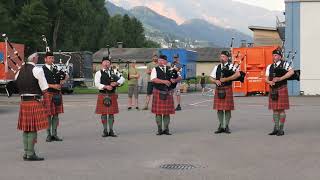 "Farewell Set" - Auftritt in Ennetbürgen (NW) / Zurich Caledonian Pipe Band 2021