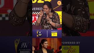 Archana's powerful speech at the JFW Achievers Awards 2024. 🔥🔥