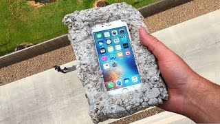 Can Flubber Protect an iPhone SE from 100 FT Drop Test?!