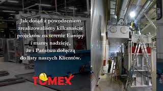 TOMEX relokacja maszyn, automatyka przemysłowa, naprawy, konserwacje maszyn Brzeg