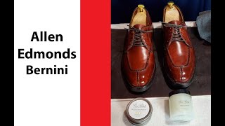 ASMR Shoe Shine Allen Edmonds Bernini Featuring Pure Polish 4k