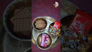 //snacks thali//😋#food #yammy #delicious #testy #chocolate #viral #asmr #trending #biscuits #smoodh