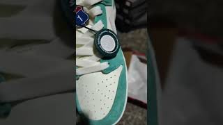 Unboxing Nike Dunk Low Kasina Neptune Green  #sneakershopping #factory #freefire #shorts