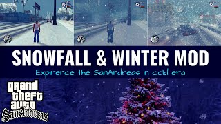 How to install SnowFall Mod Gta Sa | How to install Winter Mod for Gta Sa | Snow mod Gta Sa Pc