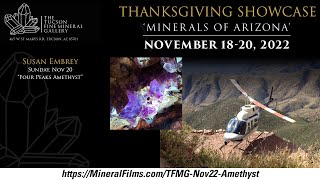 Susan Embrey - Four Peaks Amethyst - 2022 Thanksgiving Showcase Series - Tucson Fine Mineral Gallery