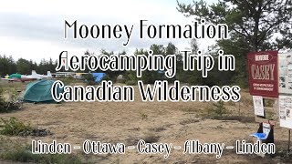 Mooney Formation Aero-Camping in Canadian Wilderness