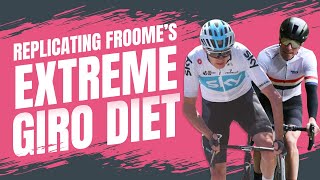 Replicating Chris Froome's Weight Loss Diet & Cycling During 2018 Giro d'Italia !