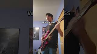 Songs with bass vs without bass part 4 #shorts #bass #tool