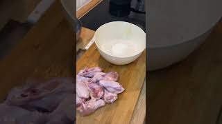 KFC ASMR. So juicy #recipe #рецепты #food #kfc #chicken #wings #shorts