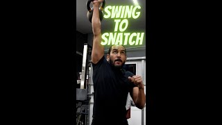 Kettlebell swing to snatch  #short