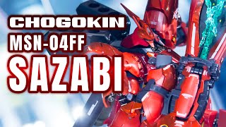 CHOGOKIN MSN-04FF SAZABI / 超合金サザビー display