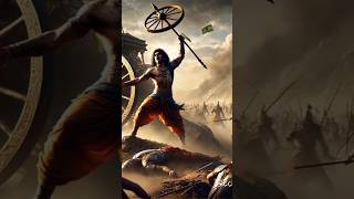 Abhimanyu fights with the wheel against the Kauravas in the Chakravyuh - Mahabharata #abhimanyu