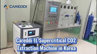 Careddi 1L Supercritical CO2 Extraction Machine Action in Korea for Cabbage extraction