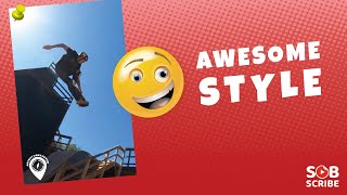 😎 Awesome Style | Skateboard | Skateboarding Tricks | Skate | Skateboarding🔥ADVENTURES FEVER #shorts