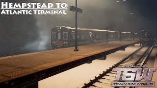 BLIZZARD! (Train Sim World) Long Island Railroad DLC | Hempstead to Atlantic Terminal!