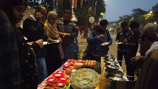 Winter night chitoi pitha street food, Traditional winter season street food pitha recipe