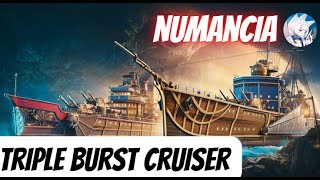 Numancia, T8 premium spanish cruiser in World of Warships Wows Blitz