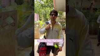 Ibrahim Ali Khan has fun with Paps after gym workout #Ibrahim #IbrahimAliKhan