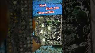 Hard black paste glue cleaning process/how to clean black paste ic #repair #mobifix