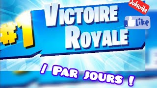 Fortnite top 1 duo avec ma femme.