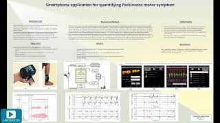 E-Poster Vaishali Jindal, Smartphone application for quantifying the Parkinsons motor symptoms