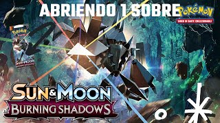 🤩Abriendo 1 sobre Sol y Luna #shorts #tcgdavark #pokemontcg #pokemoncard #sunandmoon #burningshadows