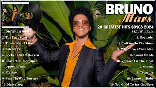 Bruno Mars Mix Playlist  ~ Greatest Hits 2024 Collection Album ~ Top 20 Hits Playlist Of All Time