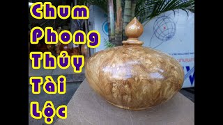 Chum Gỗ Phong Thủy Tài Lộc Gỗ Nu Nghiến - Ngọc Nghiến 🌳 Chum Gỗ Trang Trí