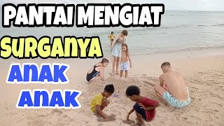 INDAHNYA PANTAI MENGIAT NUSA DUA || Jadi Surganya Anak Anak 💙