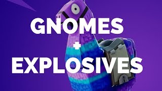 FORTNITE UPDATE | HIDDEN GNOMES + HIGH EXPLOSIVES