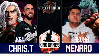 RANKED matches SF6 ▰ MENARD (AKUMA) VS CHRISTATARIAN (KEN) ▰ High Level Gameplay  streetfighter6