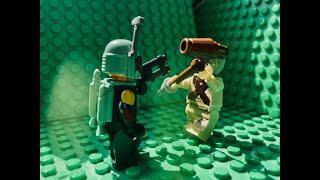 Boba Fett vs Tuskan Raider, Lego Stopmotion