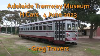 Australian Trams: Adelaide Tramway Museum, 4 June 2023 after relaunch of former Glenelg  H Car 352