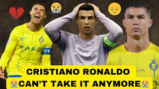 CRISTIANO RONALDO can’t take it anymore. He’s TIRED!