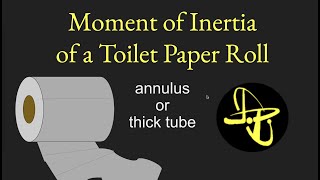 Moment of Inertia of a Toilet Paper Roll, Thick Tube, or Annulus