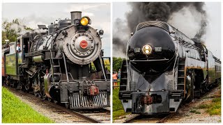 Chasing Strasburg 90 & N&W 611 on the Strasburg Railroad