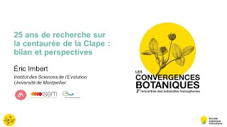 Convergences botaniques 2021 - 2. Centaurée de la Clape (Éric Imbert)