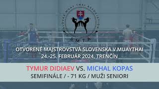 Tymur Didiaev vs. Michal Kopas / MSR v Muaythai SMTA 2024