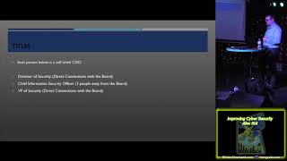 BSides Cleveland 2021 5 Improving Cyber Security - Alex Kot