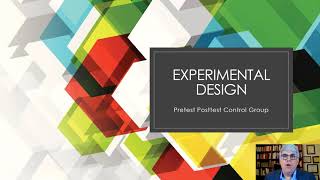 Experimental Design in Psychological Research