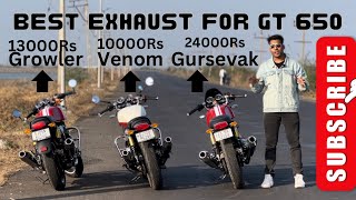 Top 3 Exhaust for Royal Enfield Interceptor 650 & Continental 650 Sounds like Super Bikes.