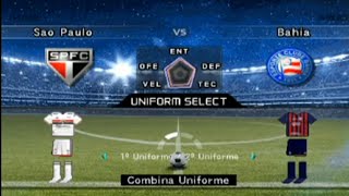 CAMPEONATO Brasileiro série A- RODADA #19 SÃO PAULO X BAHIA -BOMBA PATCH 2024 - GAMEPLAY PS2.