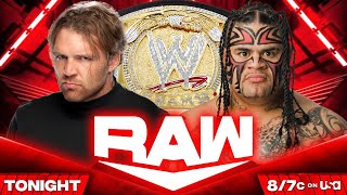 Dean Ambrose VS Umaga - WWE Champion (Raw #2 WWE 2K24)