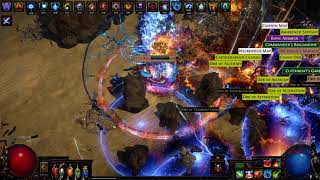 Path of Exile 3.13 RSC - Cremation Necro AW9 Double Guardian Map Farming