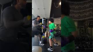 Roman Reigns Cousin Brother Jey Uso training his son 🤍